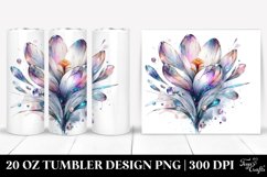 Shiny Crocus Clipart Product Image 1