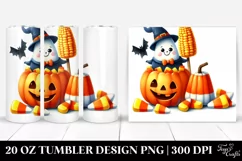 Funny Clipart Candy Corn Halloween 20 Oz Tumbler Product Image 1