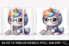 Baby Unicorn Programmer by | 20 Oz Tumbler Product Image 1
