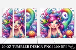 dressed Mermaid Funny | 20 oz Tumbler Product Image 1