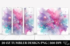 Colorful Magenta Gliterry Background | 20 oz Tumbler Product Image 1