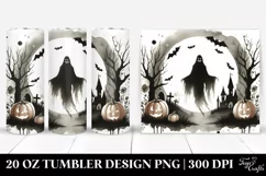Vintage Halloween Apparition Tumbler Product Image 1