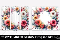 Colorful Gerbera Frame Tumbler Product Image 1