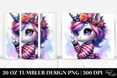 Baby Unicorn Model Pose 20 Oz Tumbler Product Image 1