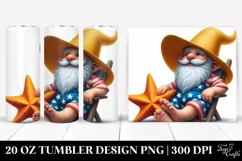 Gnome Digital Painting Pastel Beach Wear | 20 Oz Tumbler Product Image 1