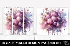 Shiny Lilac Material with Splash | 20 Oz Tumbler Product Image 1