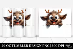 Funny Elk Popping Eyes | 20 Oz Tumbler Product Image 1