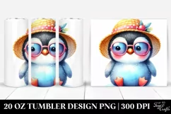Cute Penguin with Sun es | 20 Oz Tumbler Product Image 1