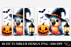 Scary Macaw Halloween, Transparent PNG Product Image 1