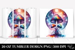Magical Celestial Mushroom Clipart 20 Oz Tumbler Product Image 1