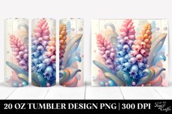 Shiny Hyacinth Retro Frame | 20 oz Tumbler Product Image 1