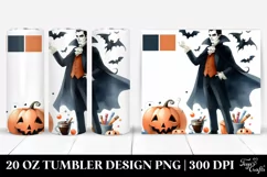 Simple Funny Halloween Clipart 20 Oz Tumbler Product Image 1