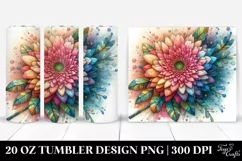 Vibrant Gerbera Tumbler | 20 oz Tumbler Product Image 1