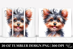 Happy Yorkipoo, 20 Oz Tumbler Product Image 1