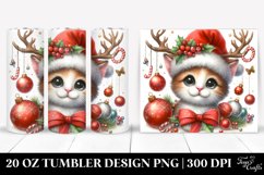 Christmas PNG 20 Oz Tumbler Design Product Image 1