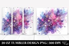Colorful Watercolor of Unicorn Whimsical | 20 oz Tumbler Product Image 1