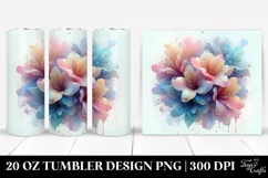Azalea Flower Summer 20 Oz Tumbler Product Image 1
