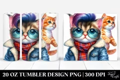 Vibrant Baby Cat | 20 oz Tumbler Product Image 1