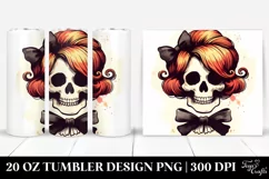 Halloween Skull Tumbler | 20 oz Tumbler Product Image 1