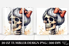 Halloween Skull Tumbler | 20 oz Tumbler Product Image 1