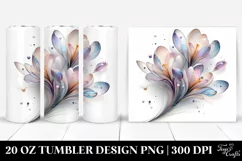 Glossy Crocus Tumbler | 20 oz Tumbler Product Image 1