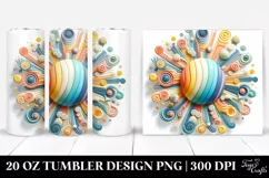Colorful Wimsicall Sun Tumbler Product Image 1