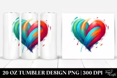 Love 20 Oz Tumbler Png Product Image 1