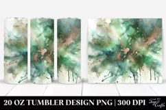 Colorful Watercolor Splash | 20 Oz Tumbler Product Image 1