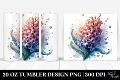 Glossy Hyacinth Tumbler | 20 oz Tumbler Product Image 1