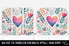 Love 20 Oz Tumbler Png Product Image 1