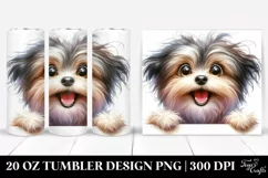 Crazy Havanese Tumbler Design | 20 Oz Tumbler Product Image 1