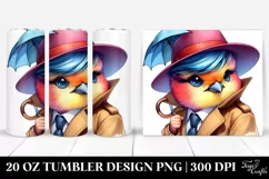 Contempt Baby Bird with Cool Haircut, Transparent PNG Product Image 1