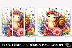 Colorful Smiling Baby Snail | 20 Oz Tumbler Product Image 1