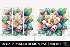 Vibrant Gardenia Tumbler | 20 oz Tumbler Product Image 1