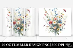 Colorful Wild Flowers | 20 oz Tumbler Product Image 1
