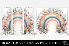 Colorful Pastel Rainbow | 20 oz Tumbler Product Image 1