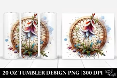 Wooden Stained Lobelia with Metallic Insertions | 20 oz Product Image 1