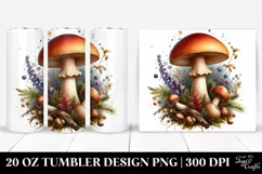 Glossy Mushroom Tumbler | 20 oz Tumbler Product Image 1