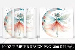 Whimsical Fairy, White Background | 20 oz Tumbler Product Image 1