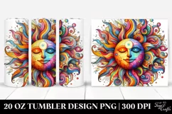 Colorful Vibrant Sun | 20 Oz Tumbler Product Image 1