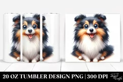Crazy Looking Shetland Sheepdog | 20 Oz Tumbler Product Image 1