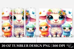 Vibrant Baby Lamb | 20 Oz Tumbler Product Image 1