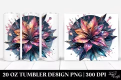 Detailed Glossy Lobelia | 20 Oz Tumbler Product Image 1