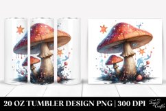 Glossy Magical Mushroom Tumbler | 20 oz Tumbler Product Image 1