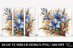 Stained Lobelia with Shiny Material PNG Product Image 1