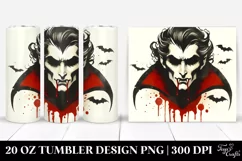 Retro Haloween Vampire's Bite Tumbler | 20 oz Tumbler Product Image 1