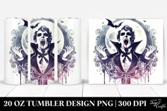 Halloween Vampire Bite Tumbler | 20 oz Tumbler Product Image 1