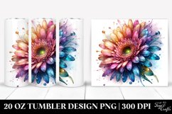 Vibrant Gerbera Design | 20 oz Tumbler Product Image 1