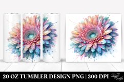 Shiny Gerbera Sublimation | 20 oz Tumbler Product Image 1