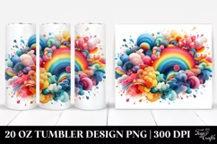 Colorful Abstract Rainbow | 20 Oz Tumbler Product Image 1
